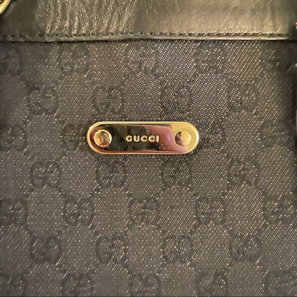 Gucci Black Canvas Tote - Picture 3 of 16